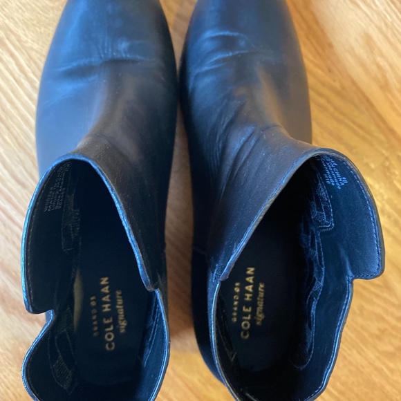 Cole Haan Womens Elion Bootie Black Leather 9 - Picture 5 of 5